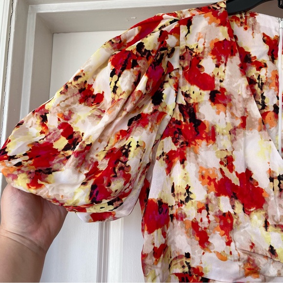 DKNY V Neck Maxi A Line Dress - Picture 5 of 16